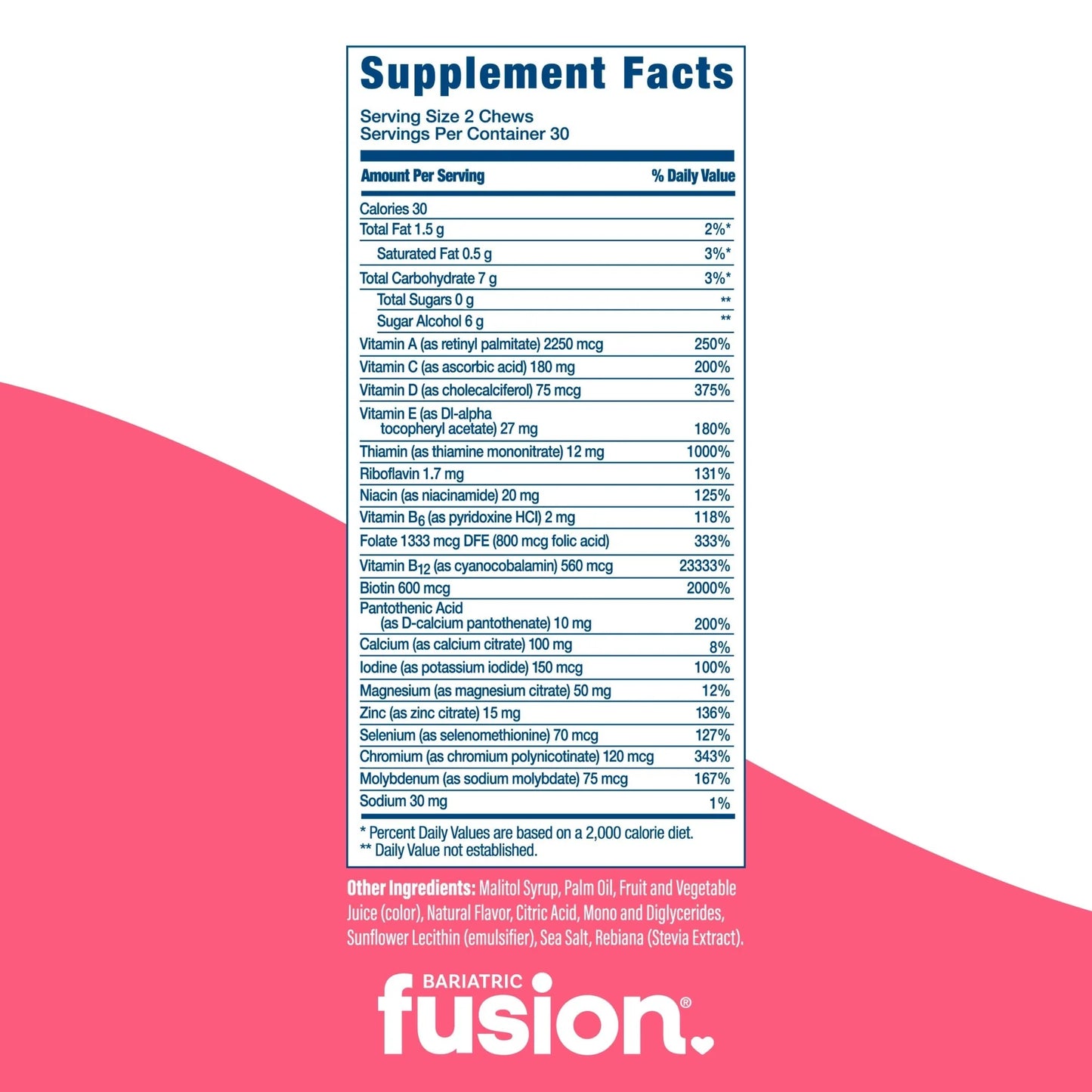 Bariatric Fusion Multivitamin Soft Chews