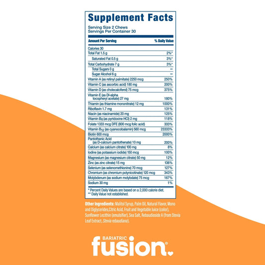Bariatric Fusion Tropical Fruit Multivitamin Soft Chew