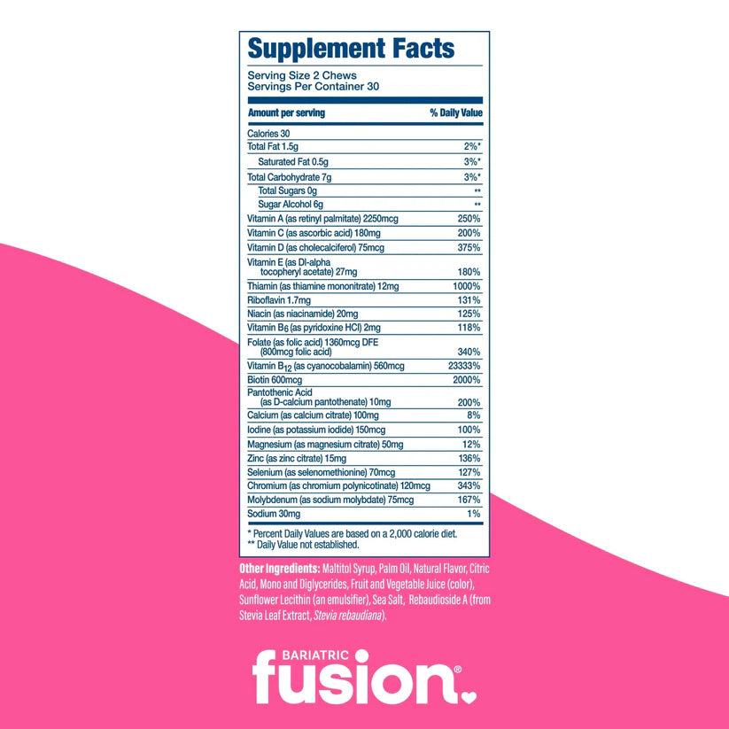 Bariatric Fusion Multivitamin Soft Chews