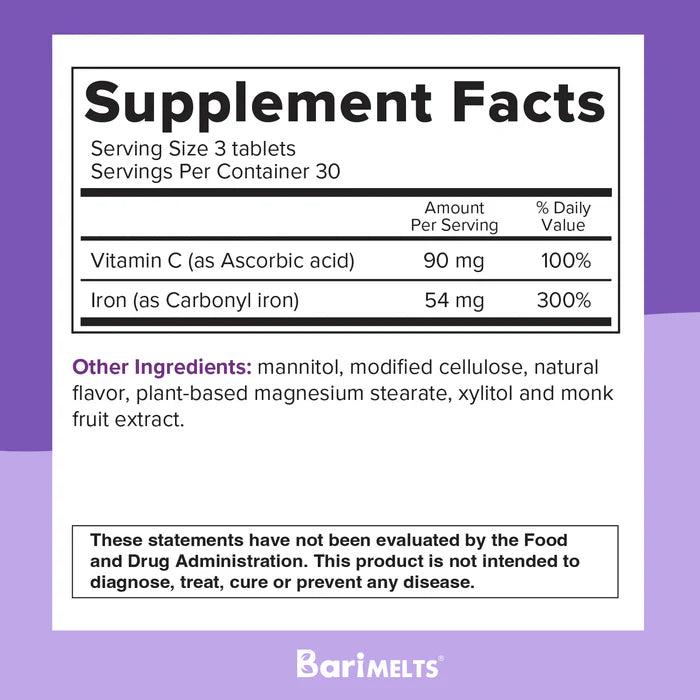 Barimelts Iron + Vitamin C