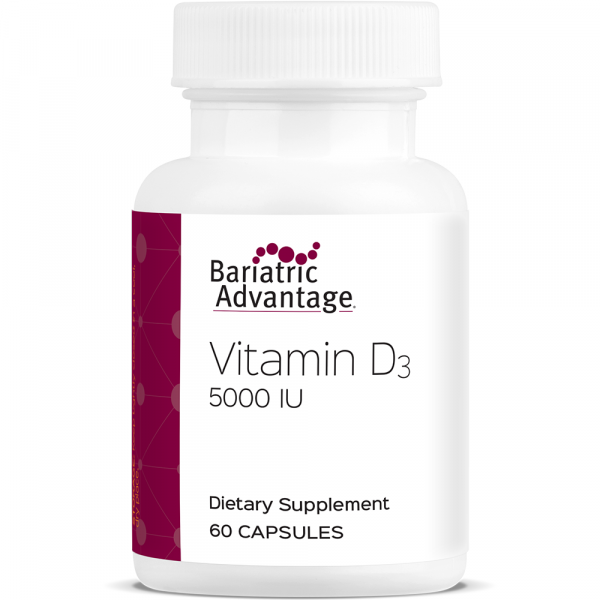 Bariatric Advantage Vitamin D 60 ct Capsules 5000 IU